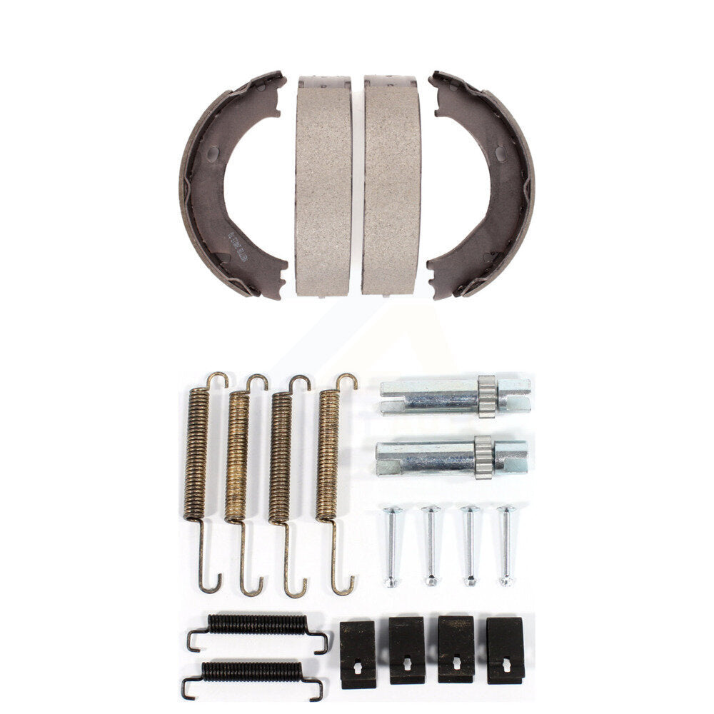 Rear Parking Brake Shoe & Hardware Kit For Chevrolet GMC Express 3500 Sierra Silverado HD KNH-100101