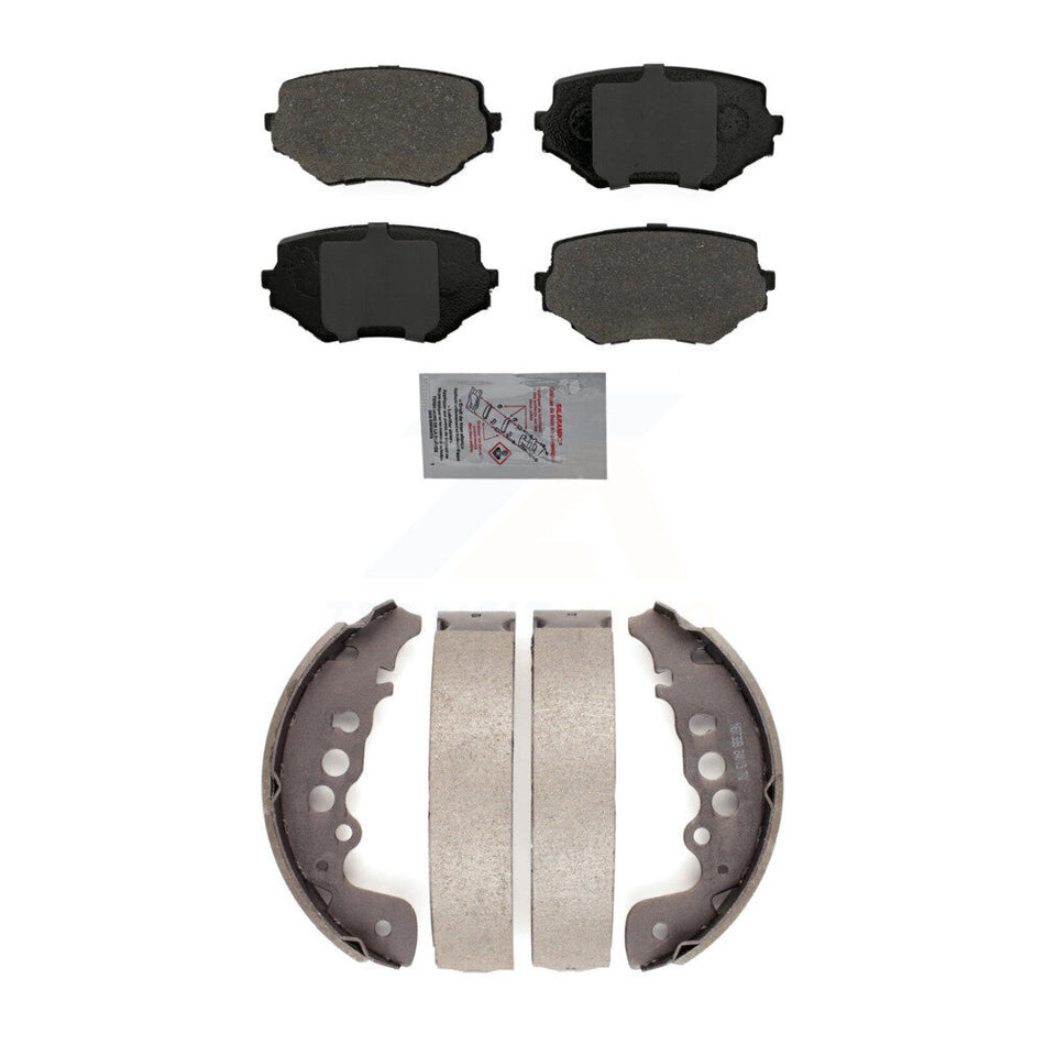 Front Semi-Metallic Disc Brake Pads And Rear Drum Shoes Kit For Suzuki Grand Vitara KNN-100122