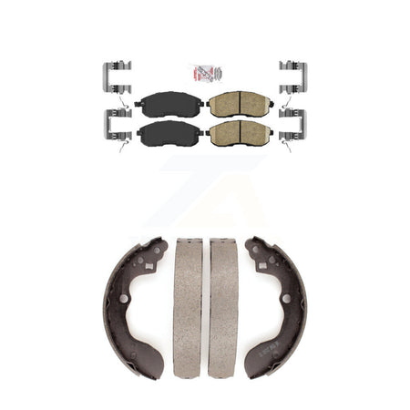 Front Ceramic Disc Brake Pads And Rear Drum Shoes Kit For Suzuki SX4 Crossover KNN-100242
