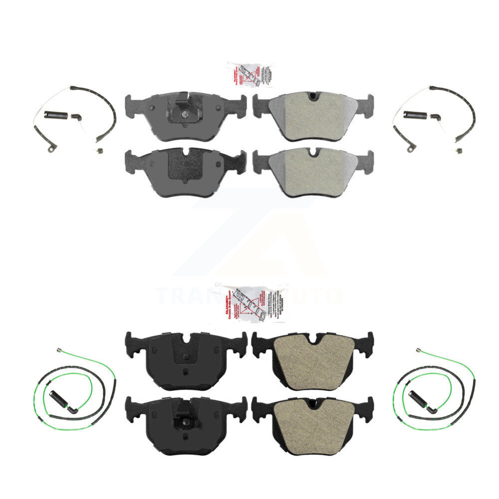 Front Rear Ceramic Disc Brake Pad Wear Sensor Kit For BMW Z4 M Roadster Coupe with 3.2L KNW-100211
