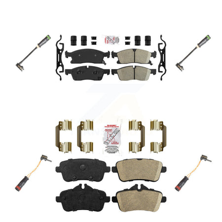 Front Rear Ceramic Brake Pads Wear Sensor Kit For Mercedes-Benz GLE400 GL350 GLS450 GL450 KNW-100326