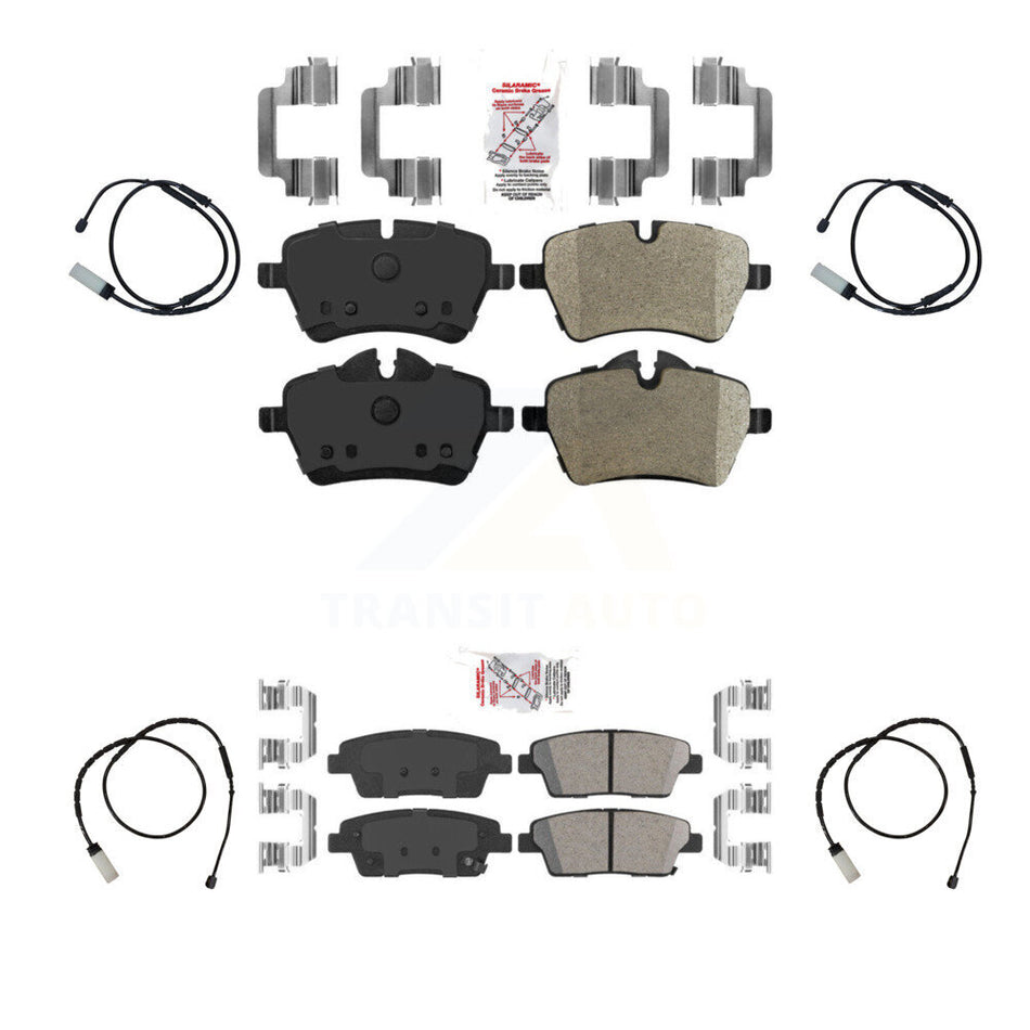 Front Rear Ceramic Disc Brake Pads And Wear Sensor Kit For Mini Cooper Countryman Paceman KNW-100378
