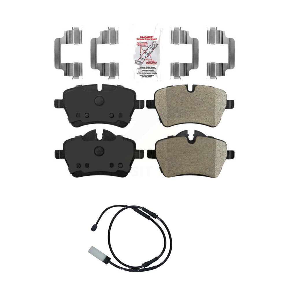Front Ceramic Disc Brake Pads And Wear Sensors Kit For Mini Cooper Countryman Paceman KNW-100558