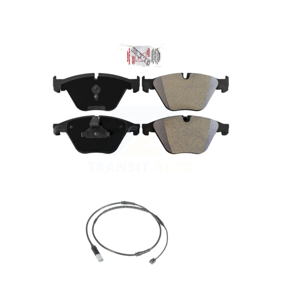 Front Ceramic Brake Pad & Wear Sensor Kit For BMW 535i 640i Gran Coupe xDrive 528i 535d 5 KNW-100595