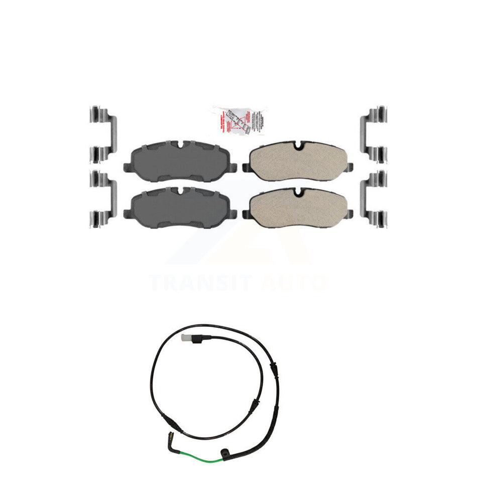 Front Ceramic Disc Brake Pads And Wear Sensors Kit For 2005-2009 Land Rover LR3 4.4L KNW-100620