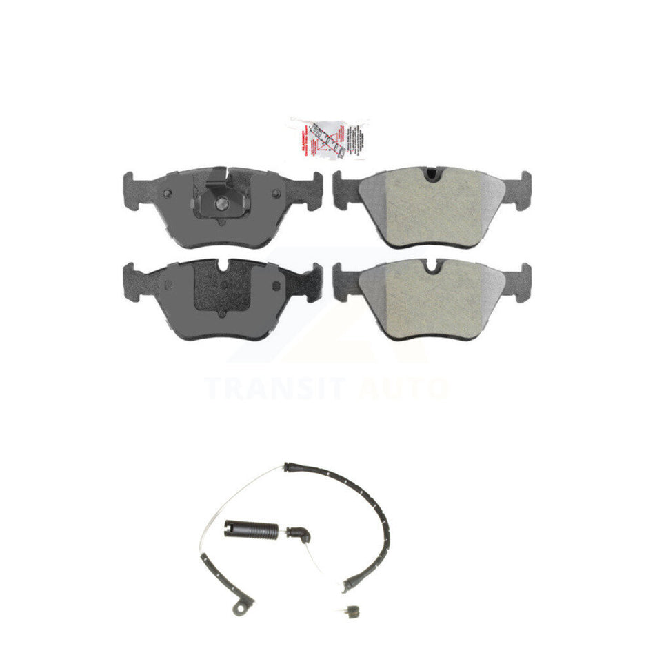 Front Ceramic Disc Brake Pads And Wear Sensors Kit For BMW Z4 KNW-100625