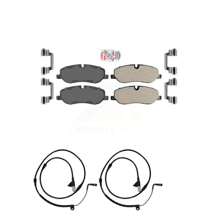 Front Ceramic Disc Brake Pads And Wear Sensors Kit For Land Rover Range Sport KNW-100739