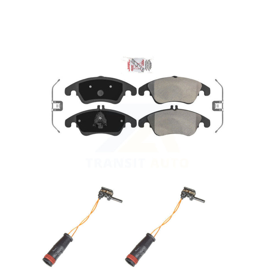 Front Ceramic Brake Pad & Wear Sensor Kit For Mercedes-Benz C300 E350 C350 E550 E250 E400 KNW-100798