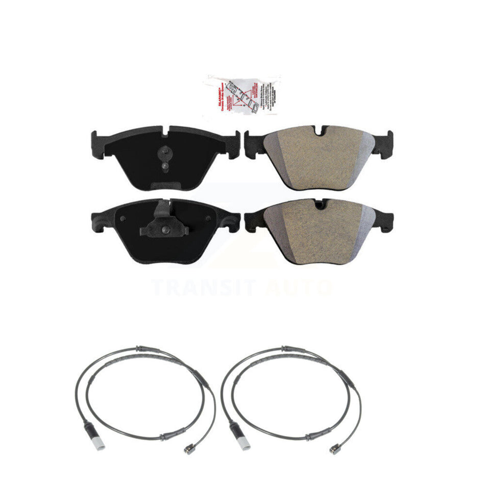Front Ceramic Brake Pad & Wear Sensor Kit For BMW 535i 640i Gran Coupe xDrive 528i 535d 5 KNW-100807