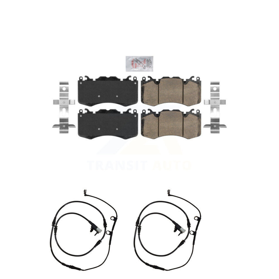 Front Ceramic Disc Brake Pads And Wear Sensors Kit For Land Rover Range Sport KNW-100811