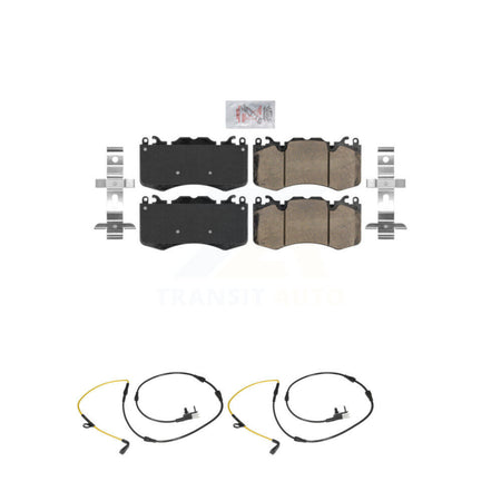Front Ceramic Brake Pad & Wear Sensor Kit For Land Rover Range Sport without Brembo KNW-100812