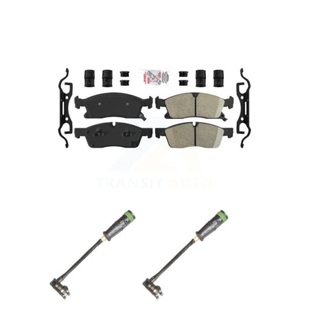Front Ceramic Disc Brake Pads Wear Sensor Kit For Mercedes-Benz GLE400 GL350 GLS450 GL450 KNW-100827