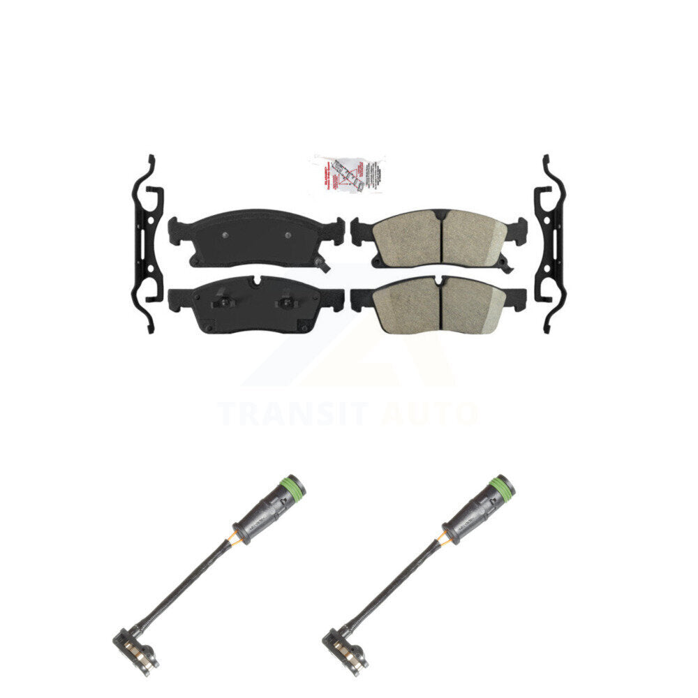 Front Ceramic Disc Brake Pads Wear Sensor Kit For Mercedes-Benz GLE400 GL350 GLS450 GL450 KNW-100828