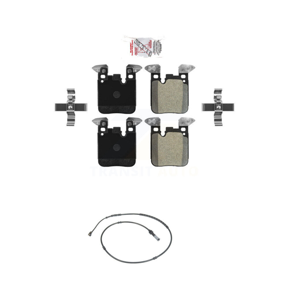 Rear Ceramic Brake Pads Wear Sensor Kit For BMW 328i xDrive 330i 320i 335i 428i 340i 230i KNW-100884