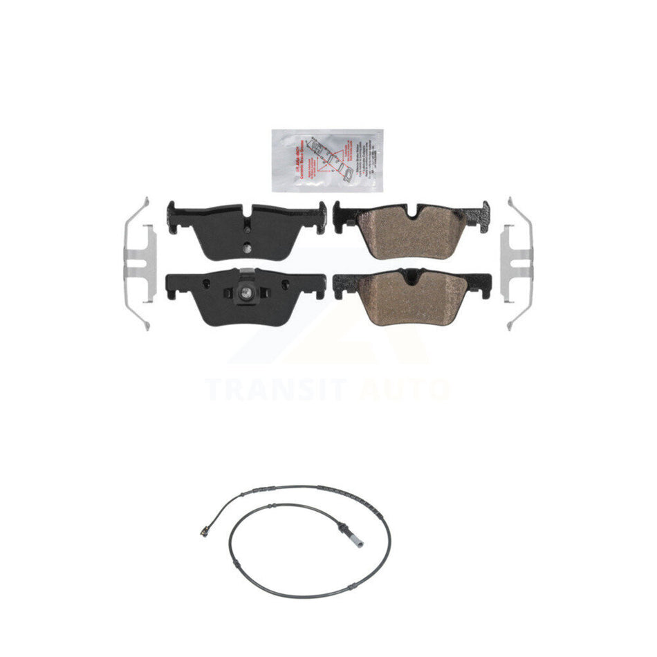 Rear Ceramic Brake Pads Wear Sensor Kit For BMW 328i xDrive 330i 320i 428i 328d 230i 430i KNW-100885