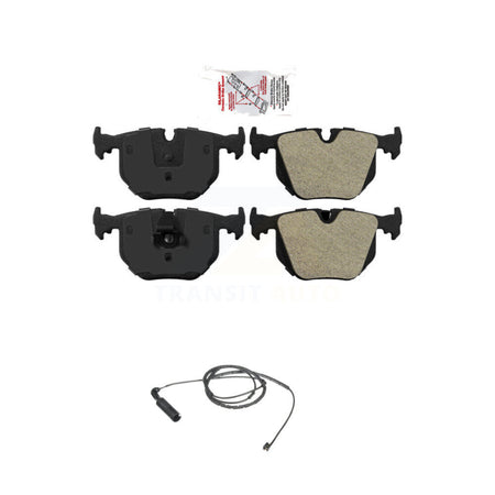 Rear Ceramic Disc Brake Pads And Wear Sensors Kit For BMW 330Ci 330i 330xi 3.0L KNW-100892