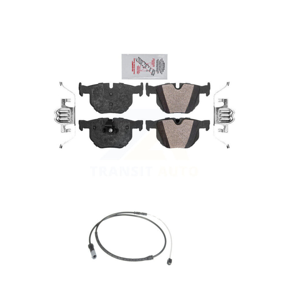 Rear Ceramic Disc Brake Pads And Wear Sensors Kit For BMW X5 X6 KNW-100933