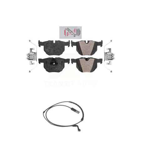 Rear Ceramic Disc Brake Pads And Wear Sensors Kit For BMW X5 X6 KNW-100965