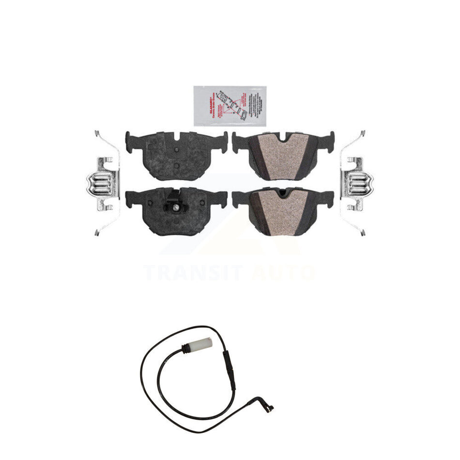 Rear Ceramic Brake Pads & Wear Sensor Kit For BMW 530xi 535i xDrive 535xi Wagon with 3.0L KNW-100971
