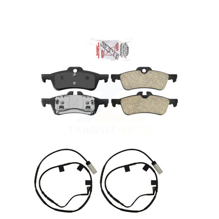 Rear Ceramic Disc Brake Pads And Wear Sensors Kit For 2006 Mini Cooper 1.6L KNW-101015