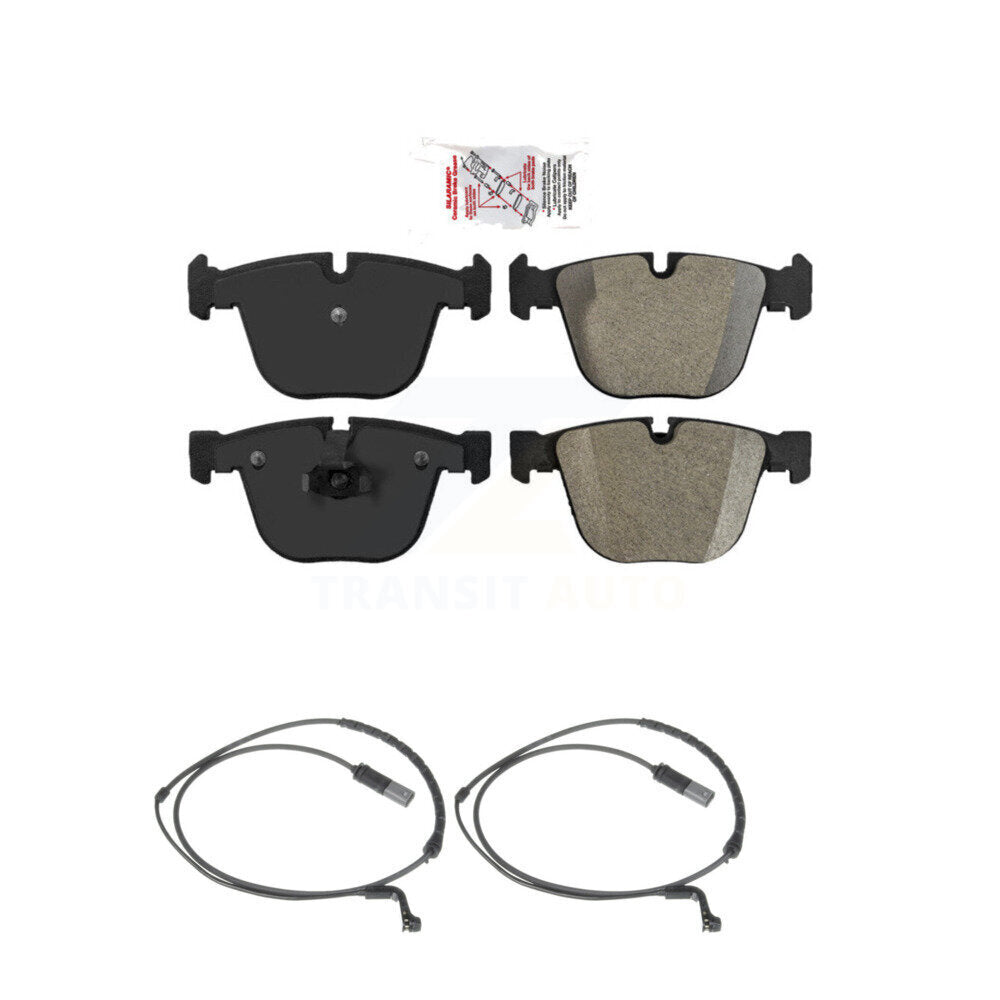 Rear Ceramic Disc Brake Pads And Wear Sensors Kit For BMW X5 X6 KNW-101043