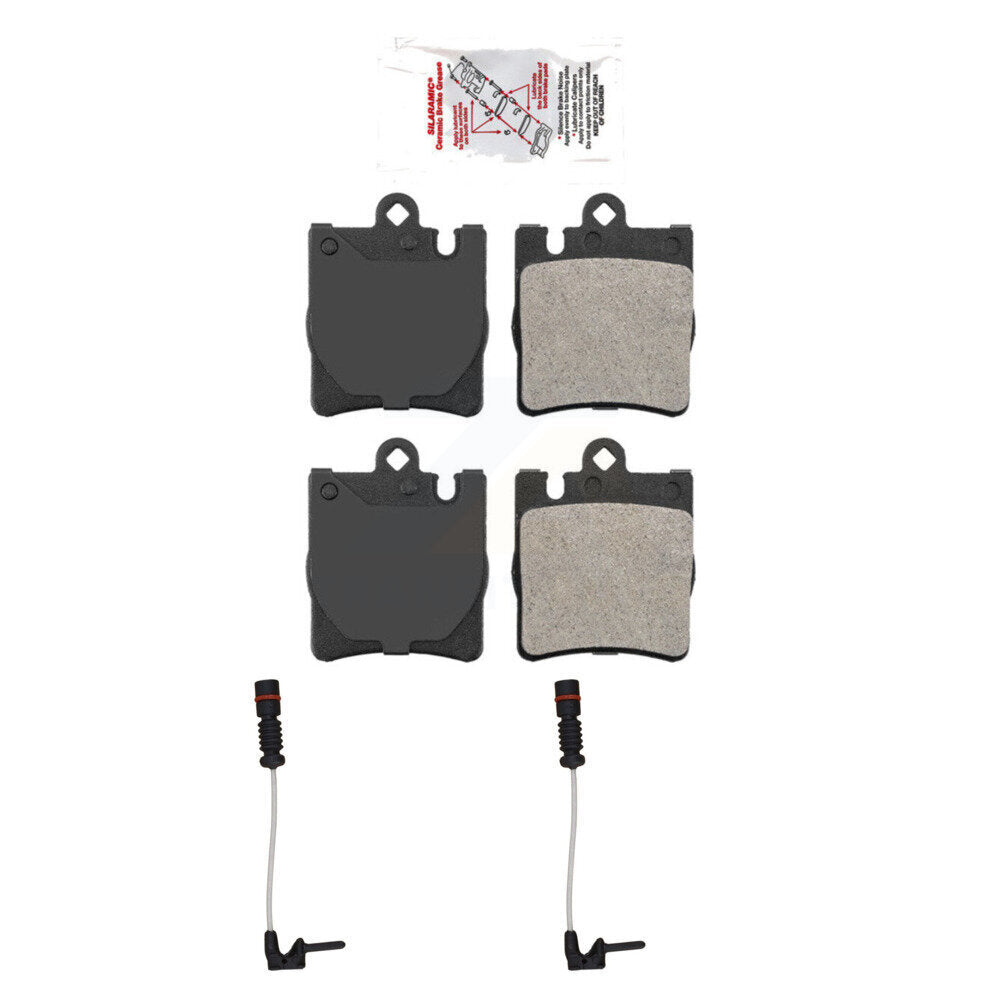 Rear Ceramic Disc Brake Pads And Wear Sensors Kit For Mercedes-Benz E320 CLK320 E430 KNW-101105
