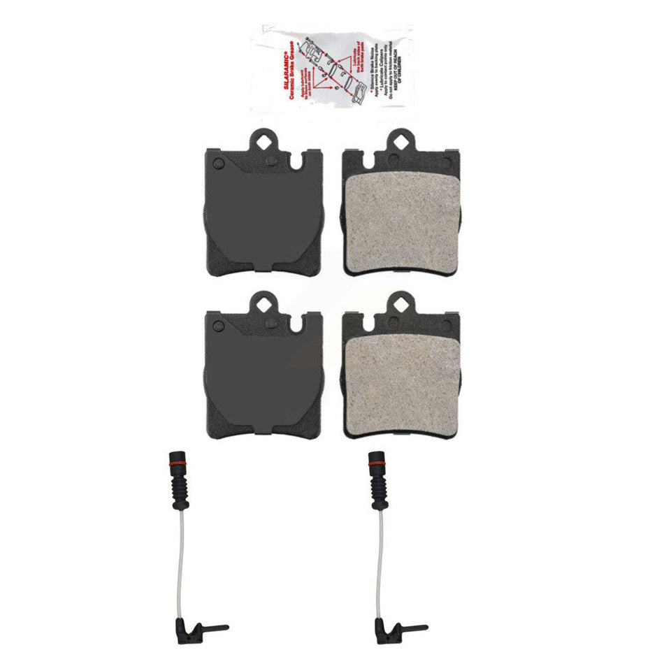 Rear Ceramic Disc Brake Pads And Wear Sensors Kit For Mercedes-Benz E320 CLK320 E430 KNW-101105