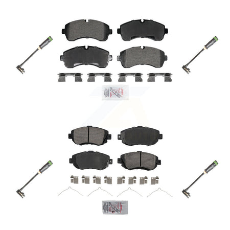 Front Rear Ceramic Brake Pad And Wear Sensor Kit For Freightliner Sprinter 2500 3500 1500 KNW-101290