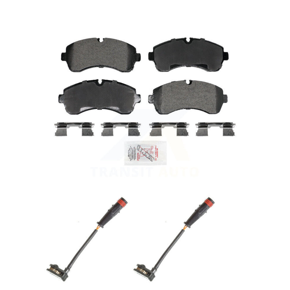Front Ceramic Brake Pads Wear Sensor Kit For Mercedes-Benz Sprinter 2500 3500 4500 3500XD KNW-101346