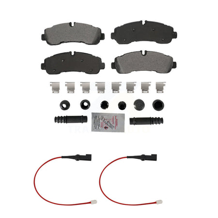 Rear Ceramic Disc Brake Pads And Wear Sensors Kit For 2020 Ford Transit-350 HD AWD KNW-101367