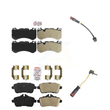 Front Rear Ceramic Brake Pad & Wear Sensor Kit For Mercedes-Benz ML63 AMG GL63 GLE63 5.5L KNW-101401
