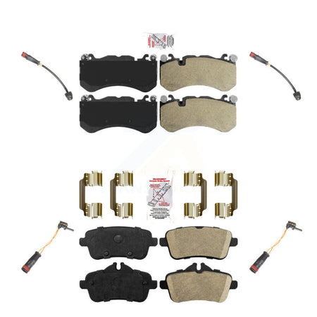 Front Rear Ceramic Brake Pad & Wear Sensor Kit For Mercedes-Benz ML63 AMG GL63 GLE63 5.5L KNW-101427