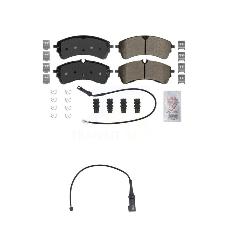 Rear Ceramic Disc Brake Pads And Wear Sensors Kit For Ford Transit-350 HD KNW-101480