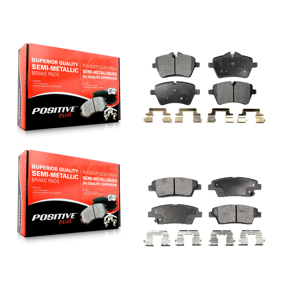 Front Rear Semi-Metallic Brake Pads Kit For Mini Cooper Countryman Paceman KPF-100084