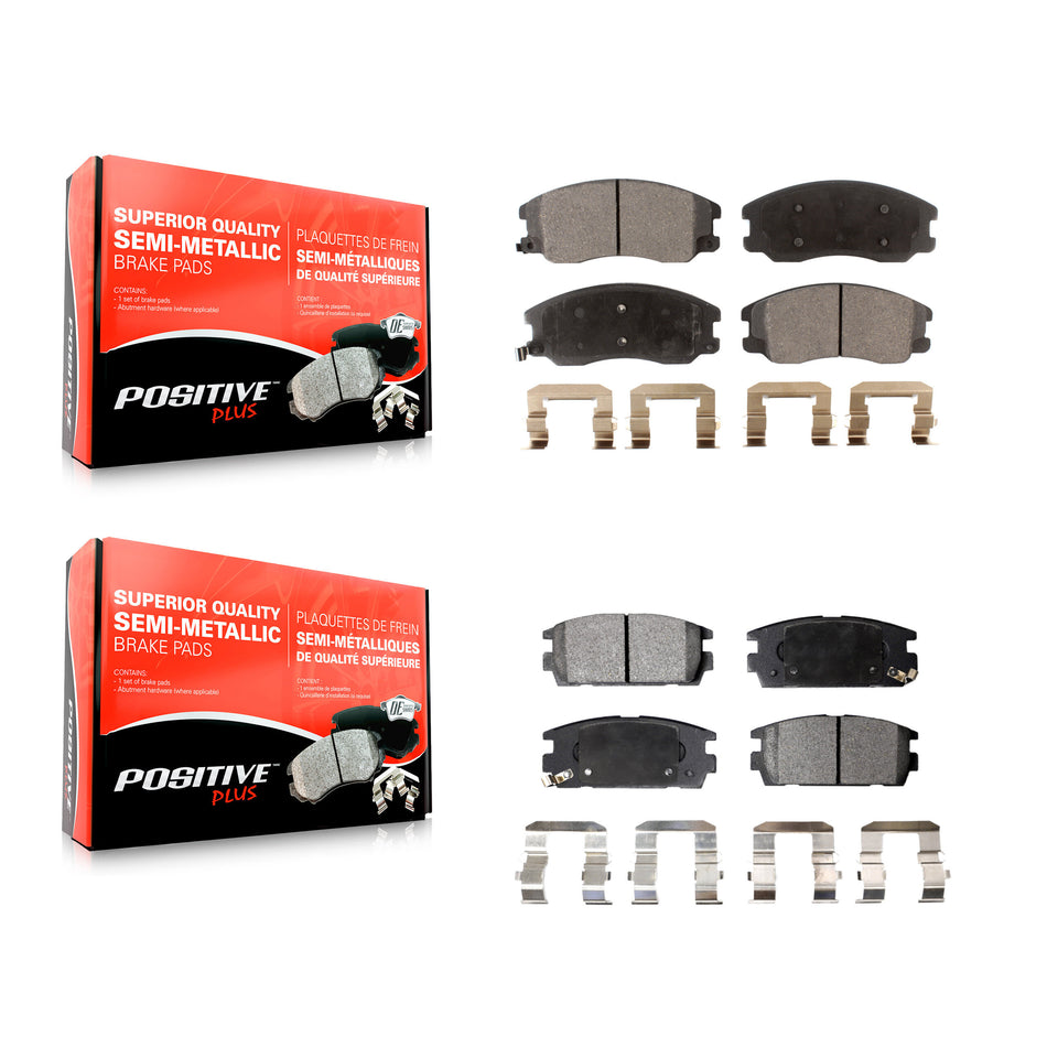 Front Rear Semi-Metallic Brake Pads Kit For Chevrolet Equinox Saturn Vue Captiva Sport Pontiac Torrent Suzuki XL-7 KPF-100096