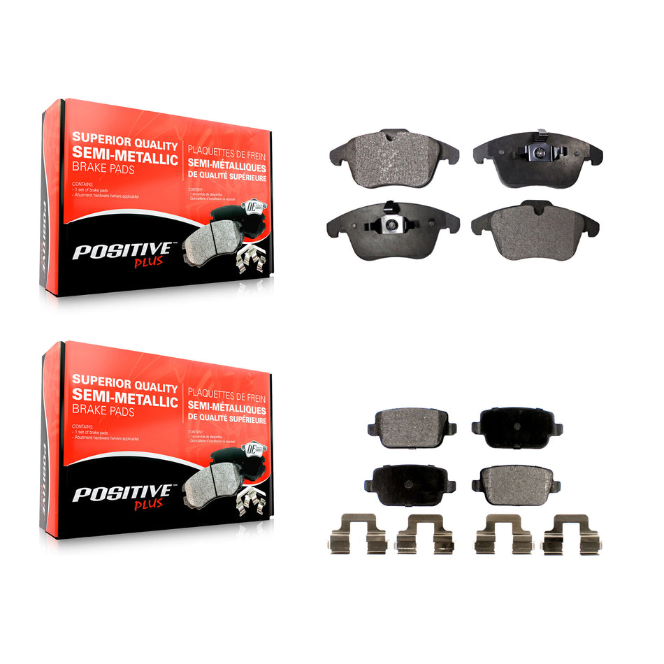 Front Rear Semi-Metallic Brake Pads Kit For Volvo S80 Land Rover LR2 KPF-100112