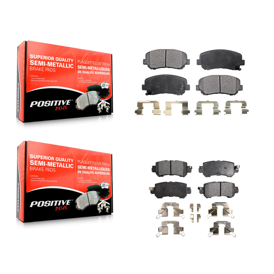 Front Rear Semi-Metallic Brake Pads Kit For Mazda CX-5 KPF-100240
