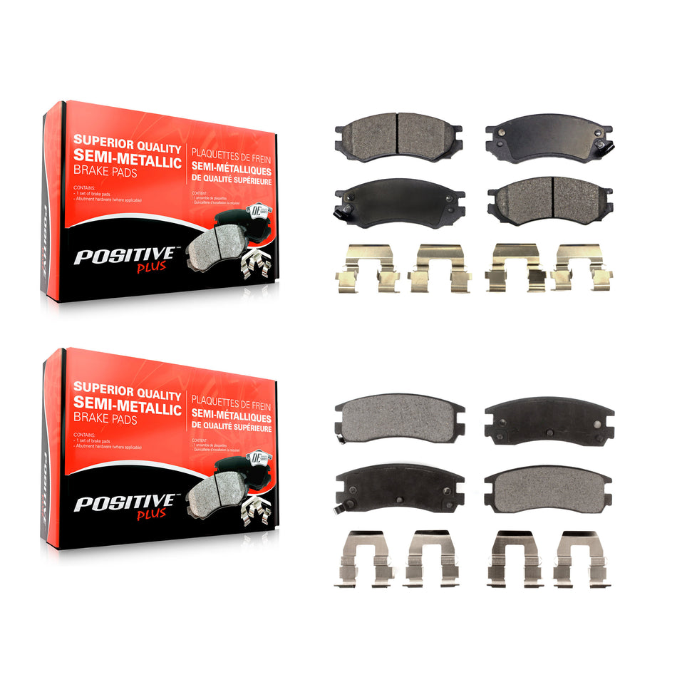 Front Rear Semi-Metallic Brake Pads Kit For Saturn SL2 SL1 SC2 SW2 SC1 SL SW1 SC KPF-100308