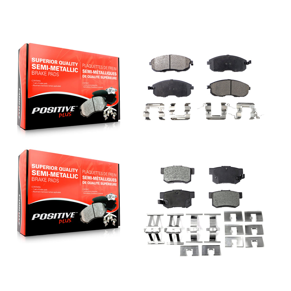 Front Rear Semi-Metallic Brake Pads Kit For Suzuki SX4 Crossover KPF-100366