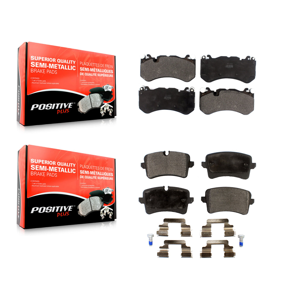 Front Rear Semi-Metallic Brake Pads Kit For Audi RS7 KPF-100462