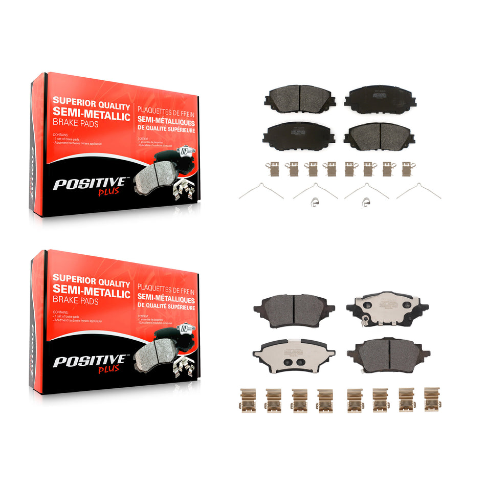 Front Rear Semi-Metallic Brake Pads Kit For Toyota C-HR KPF-100676