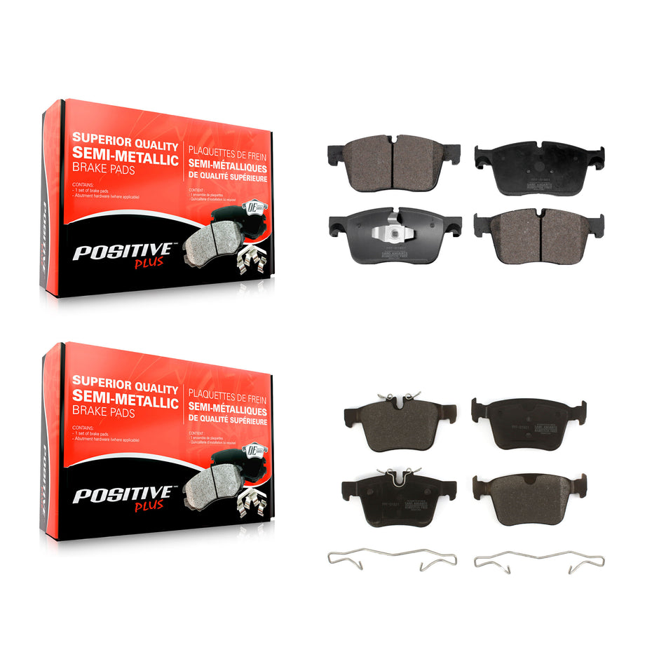 Front Rear Semi-Metallic Brake Pads Kit For Jaguar Land Rover Range Velar XE F-Pace XF KPF-100688