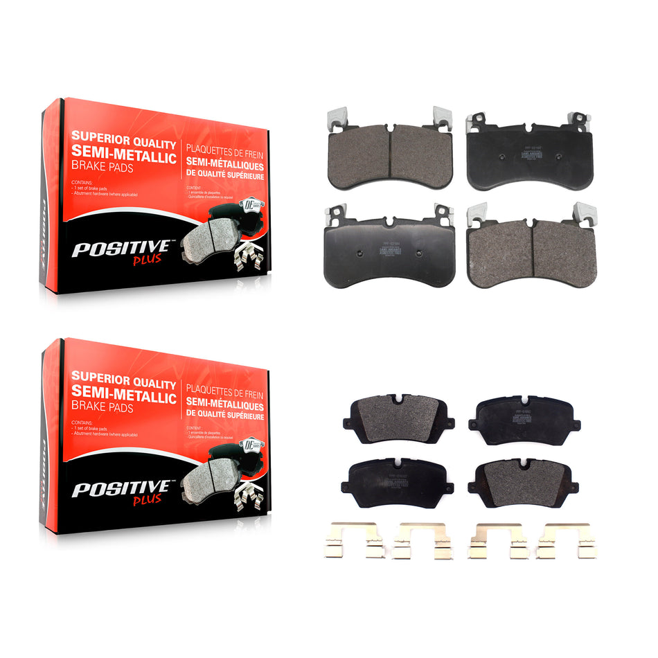 Front Rear Semi-Metallic Brake Pads Kit For Land Rover Discovery Defender 110 Range 90 KPF-100732