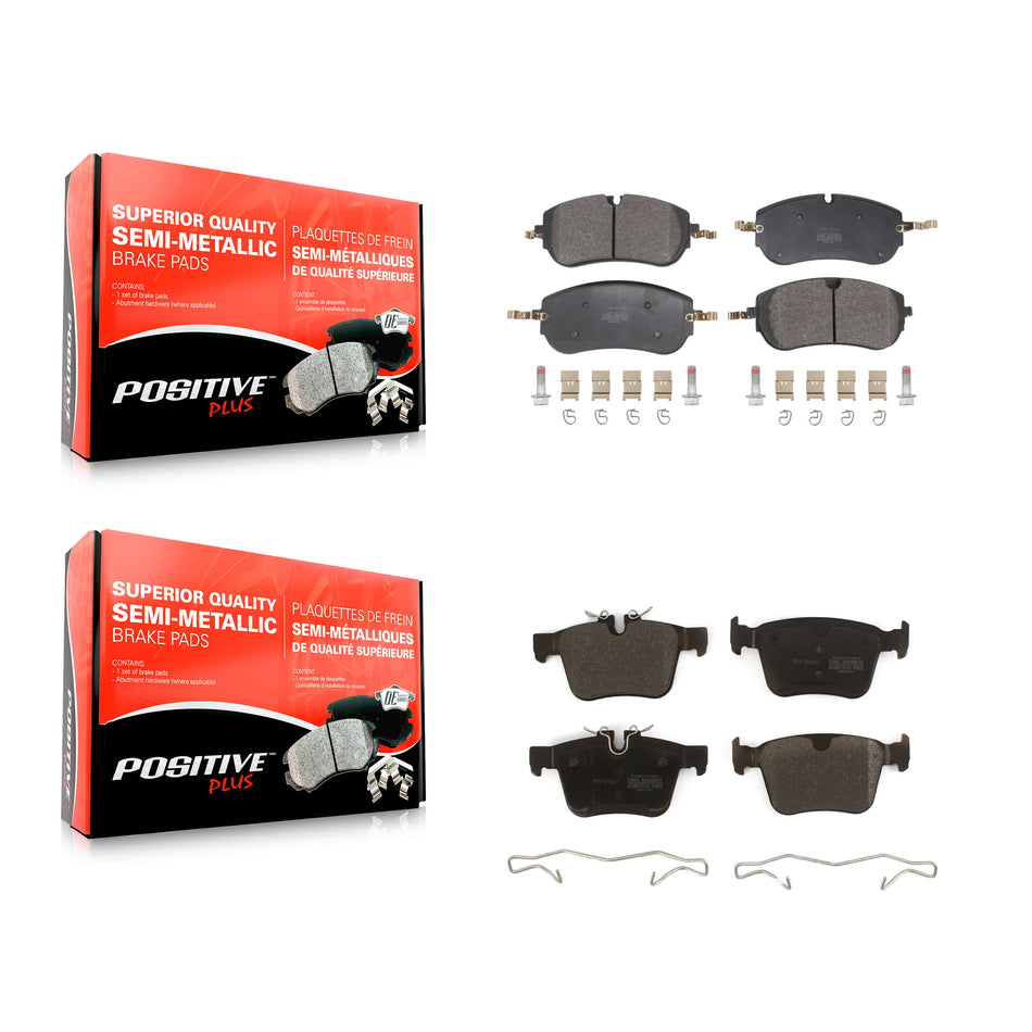Front Rear Semi-Metallic Brake Pad Kit For Land Rover Range Evoque Discovery Sport Jaguar KPF-100747