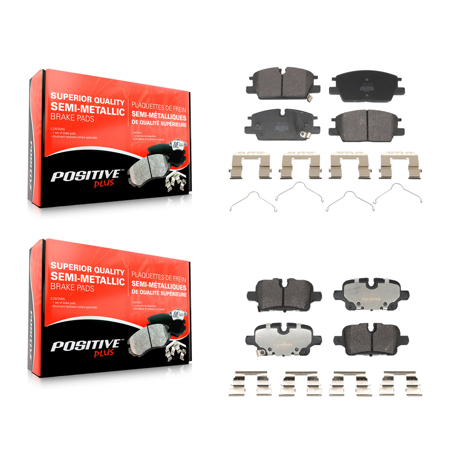 Front Rear Semi-Metallic Brake Pads Kit For Chevrolet Equinox GMC Terrain Malibu Trax KPF-100766