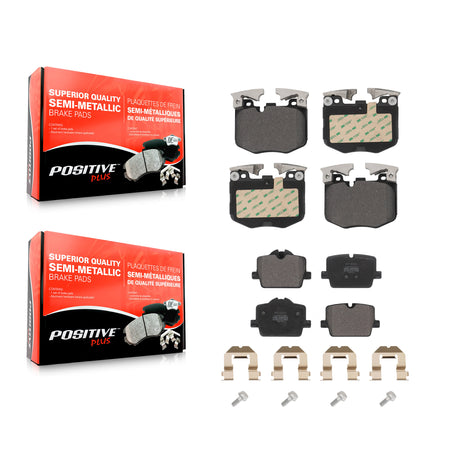 Front Rear Semi-Metallic Brake Pads Kit For BMW i4 Toyota GR Supra KPF-100816