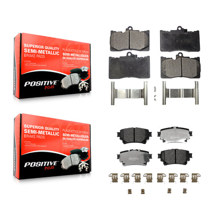 Front Rear Semi-Metallic Brake Pads Kit For Lexus IS300 IS350 RC350 IS500 RC300 KPF-100844