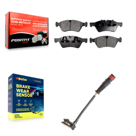 Front Semi-Metallic Brake Pads & Wear Sensor Kit For Mercedes-Benz ML350 R350 GL450 ML500 KPW-100670