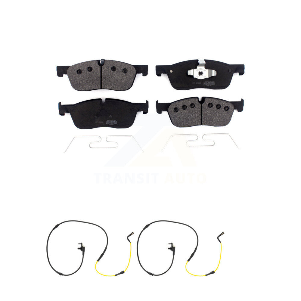 Front Semi-Metallic Brake Pads & Wear Sensor Kit For Jaguar F-Pace Land Rover Range Velar KPW-100850