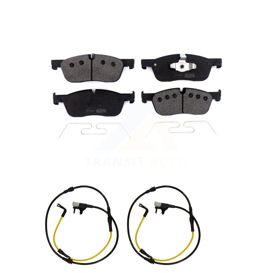 Front Semi-Metallic Brake Pads & Wear Sensor Kit For Jaguar F-Pace Land Rover Range Velar KPW-100850